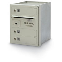 3-Door 4C High Security Horizontal Mailbox