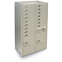 16 Door 4C Horizontal Mailbox w/ 2 Parcel Lockers