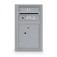 1 Door Standard 4C Mailbox with (1) Parcel Locker