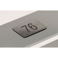 4C Standard Mailbox Engraved Numbering Placards