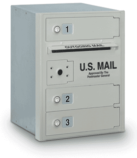 3 Door 4C Mailbox