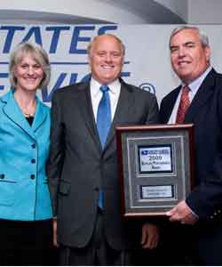 U.S. Postal Service Executives with Brian Nelson and Tom Ronco of Postal Products Unlimited at Q.S.A. Award Ceremony.