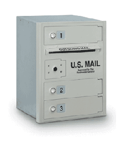 3 Door 4C Mailbox