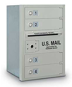 4 Door 4C Mailbox