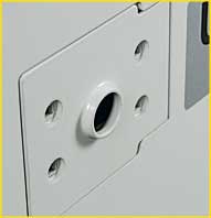 Smaller Carrier Access Door provides smaller pry points and increased overall strength
